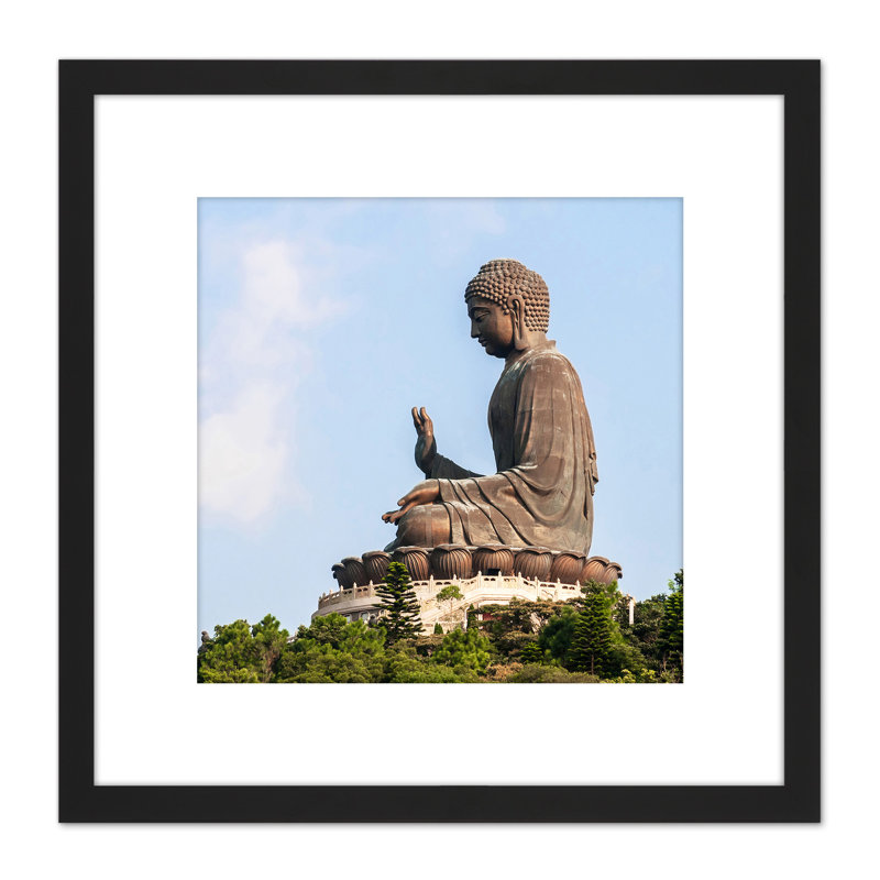 Beria L. Rodriguez Tian Tan Buddha Statue Photo - Single Picture Frame Print