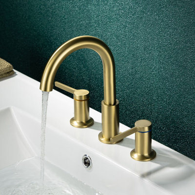 Robinet de salle de bain à 2 poignées avec drain N5401LSJ
