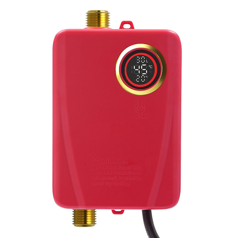Chauffe-eau sans réservoir, Rouge