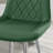 Simsbury Velvet Modern Counter Bar Stools with Tapered Metal Legs & Quilted Diamond Stitching-93802355-93802361