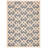 Arneshia Geometric Blue/Bone Area Indoor/Outdoor Area Rug-1985725254