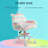 Rainbow Fuzzy Unicorn Office Chair, Plush Desk Chair With Swivel Base, Whimsical & Cozy For Playroom & Office