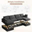 Canapé modulaire Boneless 142 po Cloud-603061983