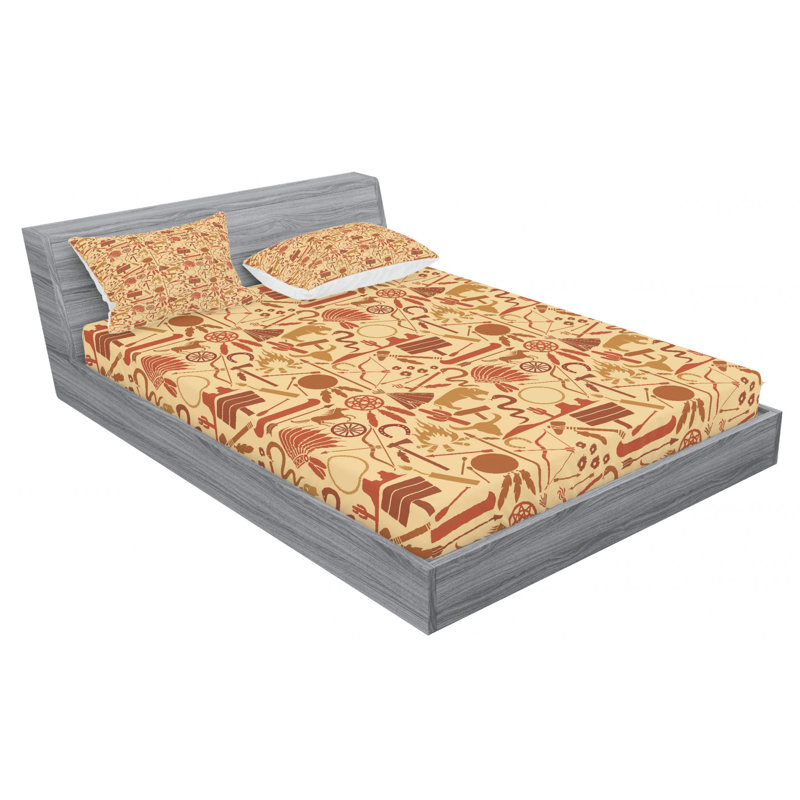 Microfiber Sheet Set, Queen Sheet Set with Fitted Sheet