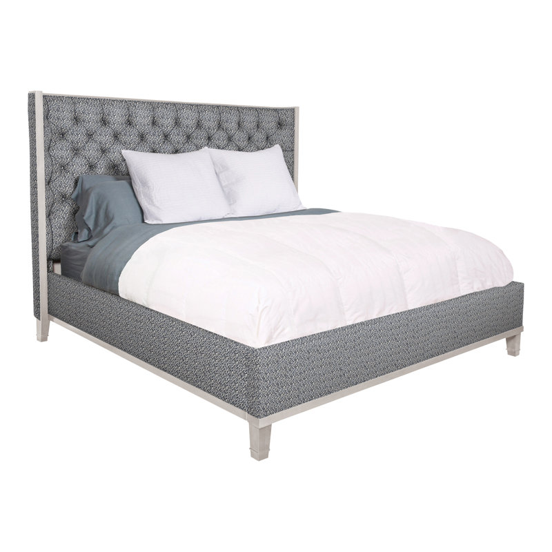 Michael Weiss Bed, Ian Pewter, Dove Gray, Queen