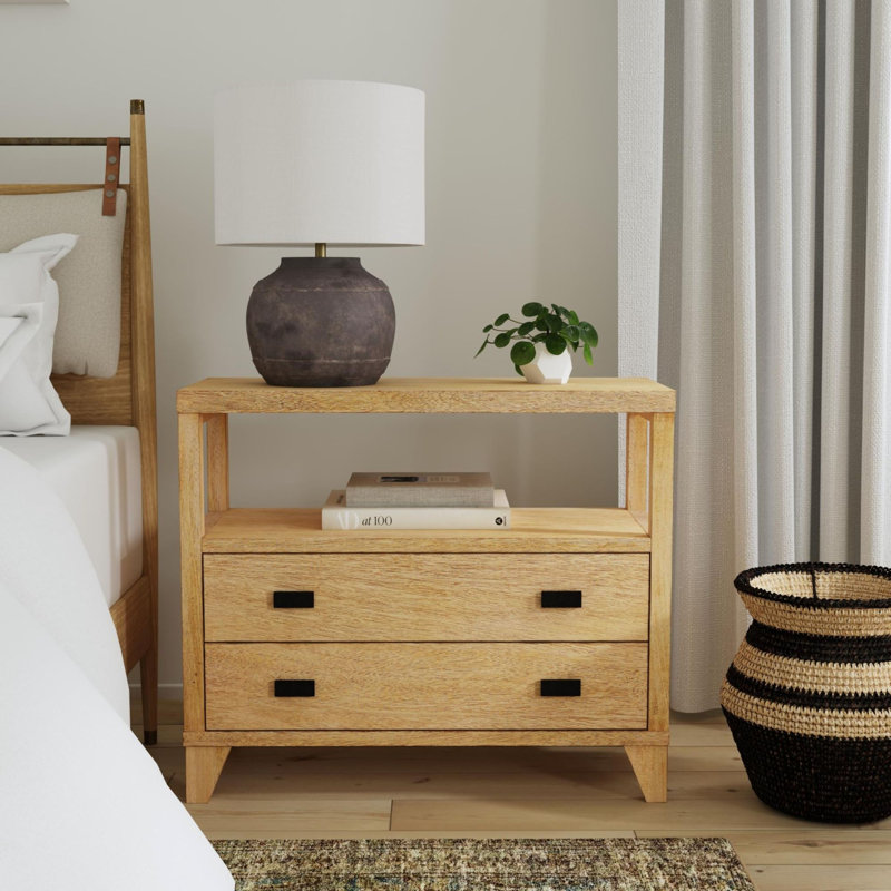 Aditya 34'' W Nightstand, Brown