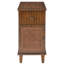 Table de bout classique en bois avec tiroir et armoire de chevet compacte pour le salon et la chambre à coucher