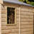 Rowlinson 8x6 Shiplap Apex Shed Single Door with Window