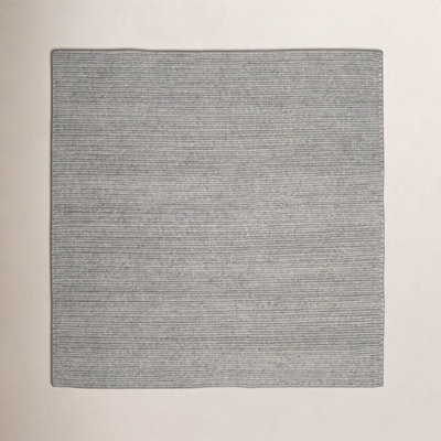 Ginseng Steel Hand-Woven Flatweave Rug