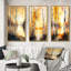 «Yellow Birches By The Lakeside», 3 pièces-324417098-324417094