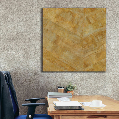 " Gilded Herringbone I " by Chris Paschke
