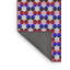 Tapis rose/bleu tissé à la machine-1123318205