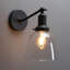 Applique murale industrielle vintage avec abat-jour ovale en verre PERMO, compatible avec la base E26, installation câblée, luminaire d'intérieur