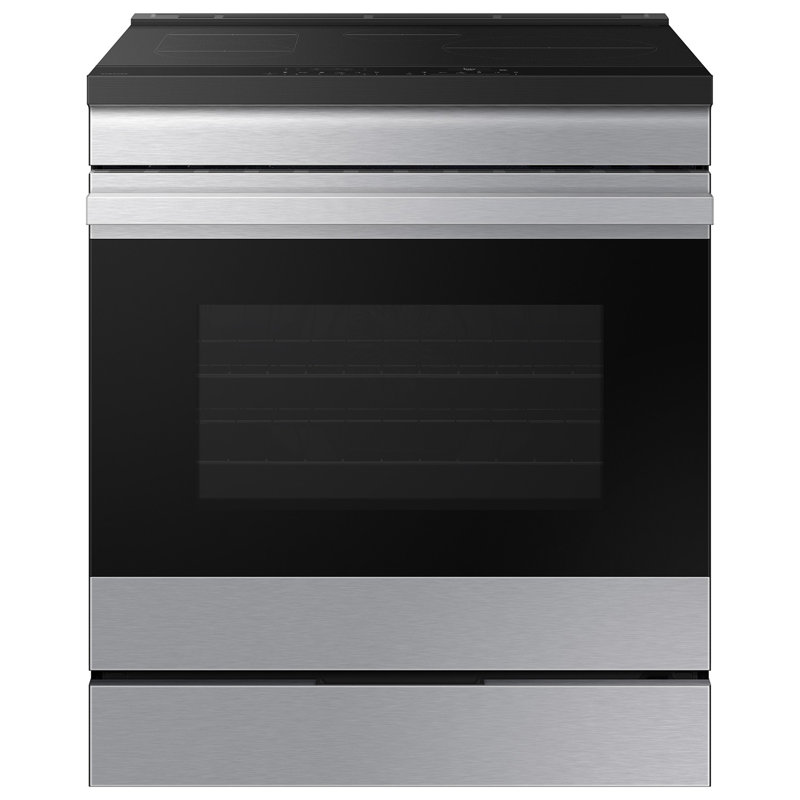 Samsung Bespoke Smart Slide-In Induction Range 6.3 cu. ft. with Ambient Edge Lighting, Stainless Steel