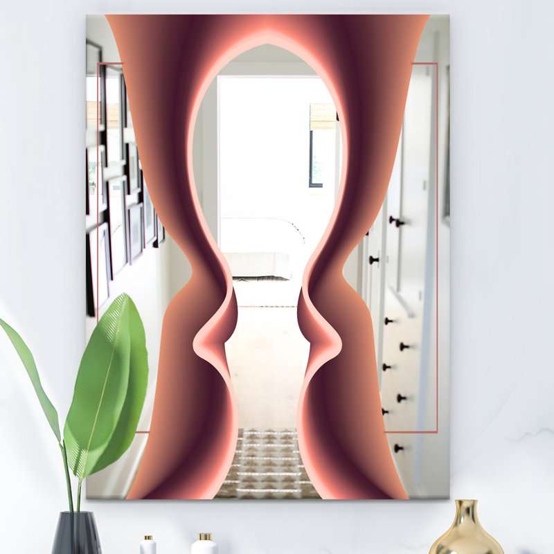 Miroir mural Nebulous Waves 5, H 24 po x l 32 po