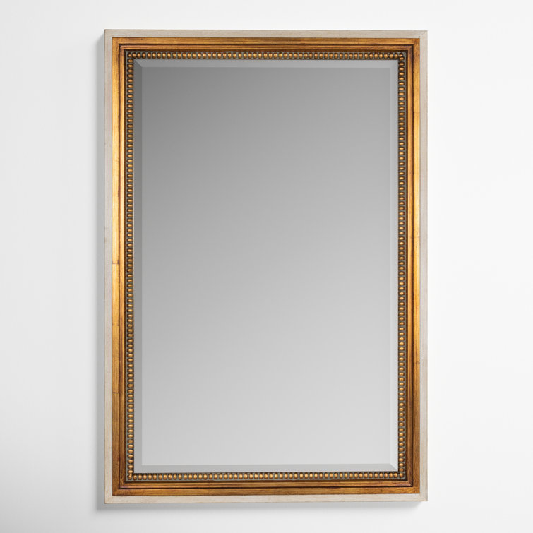 Fabron Manufactured Wood Rectangle Wall Mirror