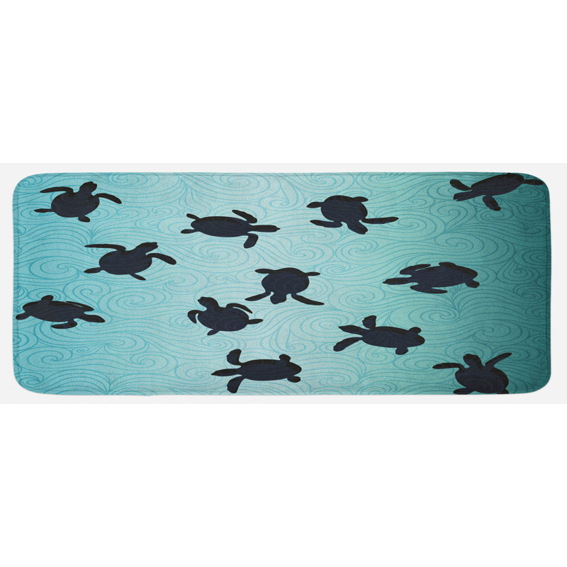 Tapis de cuisine marine