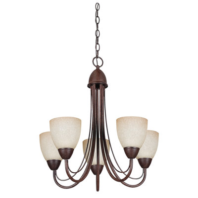 Lustre classique / traditionnel à 5 lumières Boutin