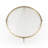 Stylish and Modern Addlie Nesting Fluted Glass Finished Metal Frame Round Coffee Table-452841962