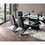 Ensemble de 2 chaises d'appoint rembourrées en similicuir-400447293