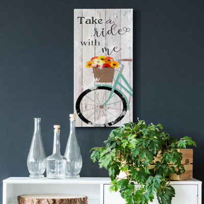 Bicycle Ride - Wrapped Canvas Print