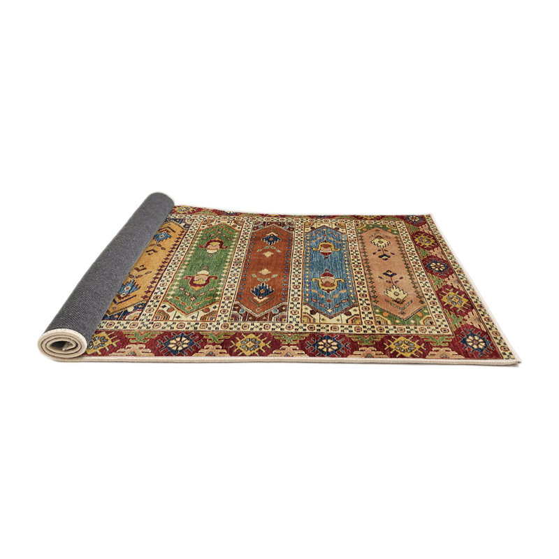 13 - Tapis abstrait moderne 596, Rond 7 pi