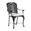 Chaise avec accoudoirs en aluminium Provance - Terre antique-83260218-83260217-83260222