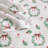 Martha Stewart Wreaths & Mistletoe Green Cotton Flannel Sheet Set-115629659-116669294