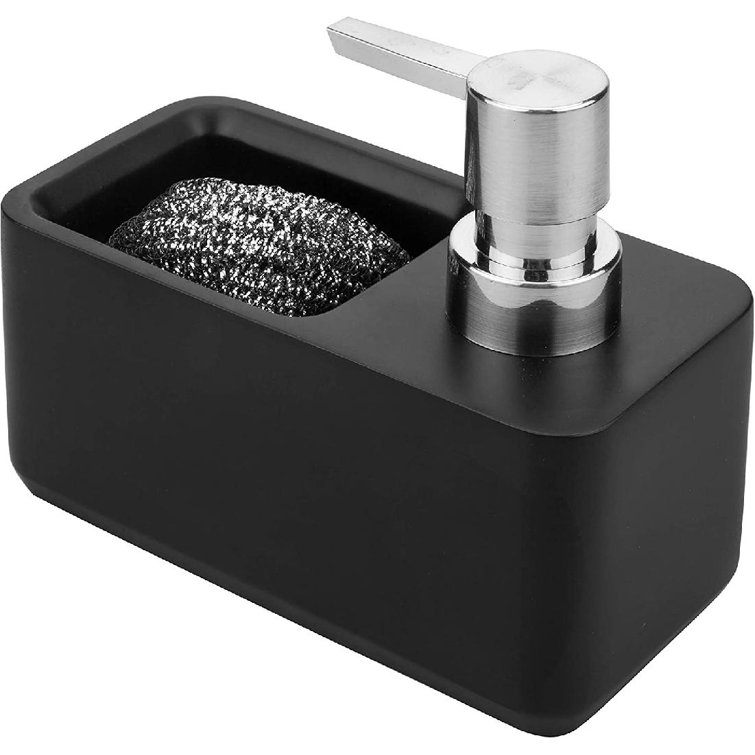 Dish Soap Dispenser for Kitchen, Soap Dispenser and Sponge Holder