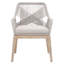 Chaise avec accoudoirs en bois massif Krisily-66300983