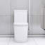 Système de toilette 600W Macerating pour le sous-sol: double chasse, siège confortable à fermeture en douceur de 17,25 po, 3 entrées, rénovation moderne du sous-sol blanc: fermeture en douceur confort, eau