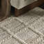 Grid Flatweave Jute Solid Color Area Rug in Bleached Grid Jute-328021048