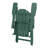 Laguna Outdoor 5-Piece Adirondack Chair With Square Coffee Table Conversation Set-108401497