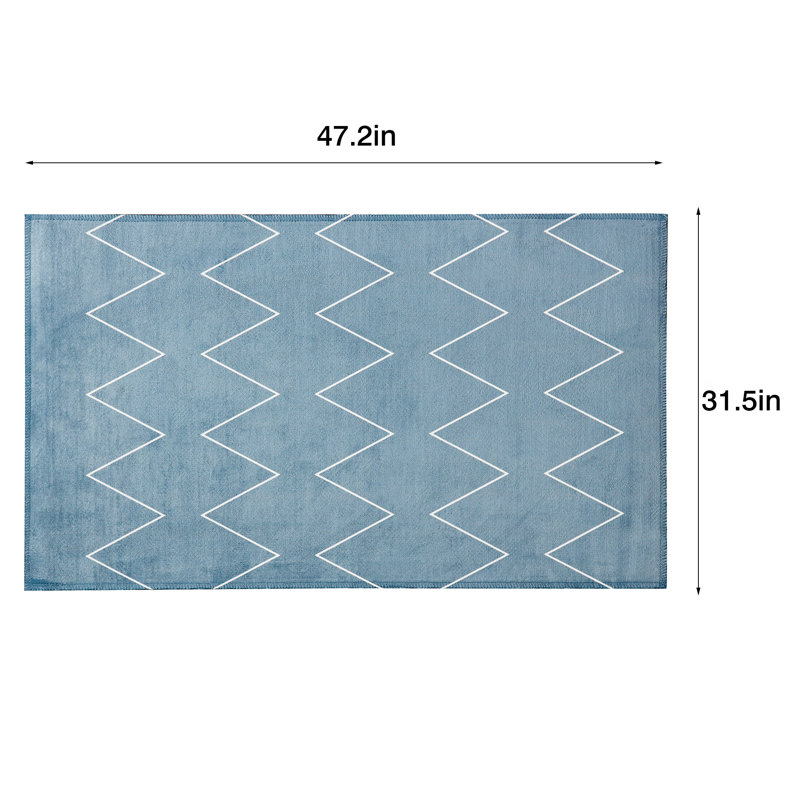 Paillasson intérieur antidérapant Jebreel, L 31,5 po x L 47,2 po