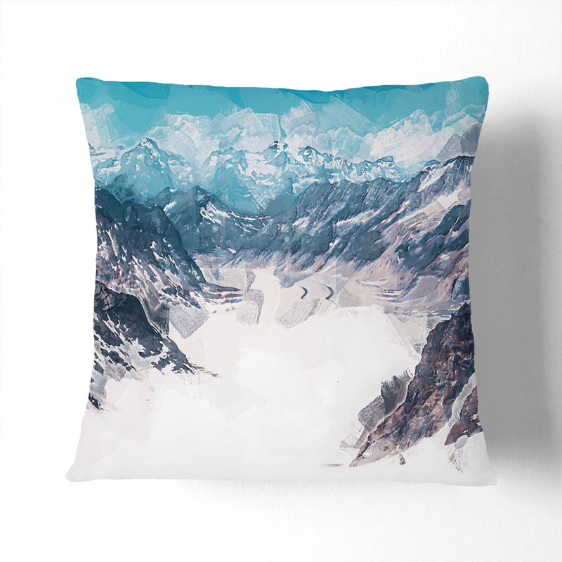Abstract Square Throw Cushion, 40 x 40 cm