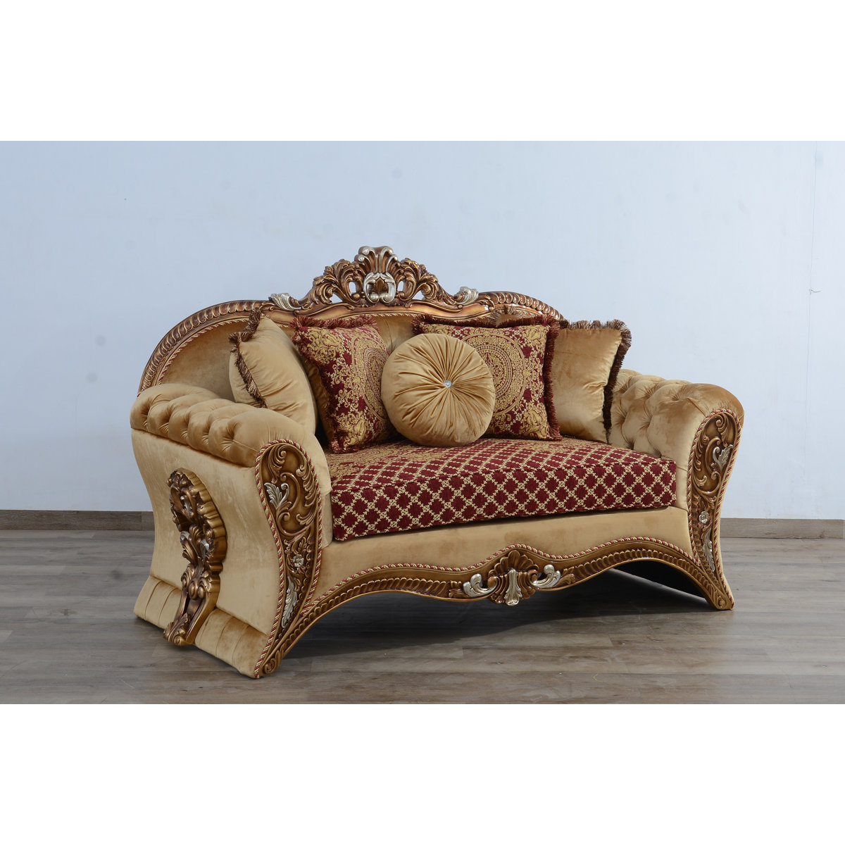 European Furniture Emperador II Loveseat - Thumbnail 5