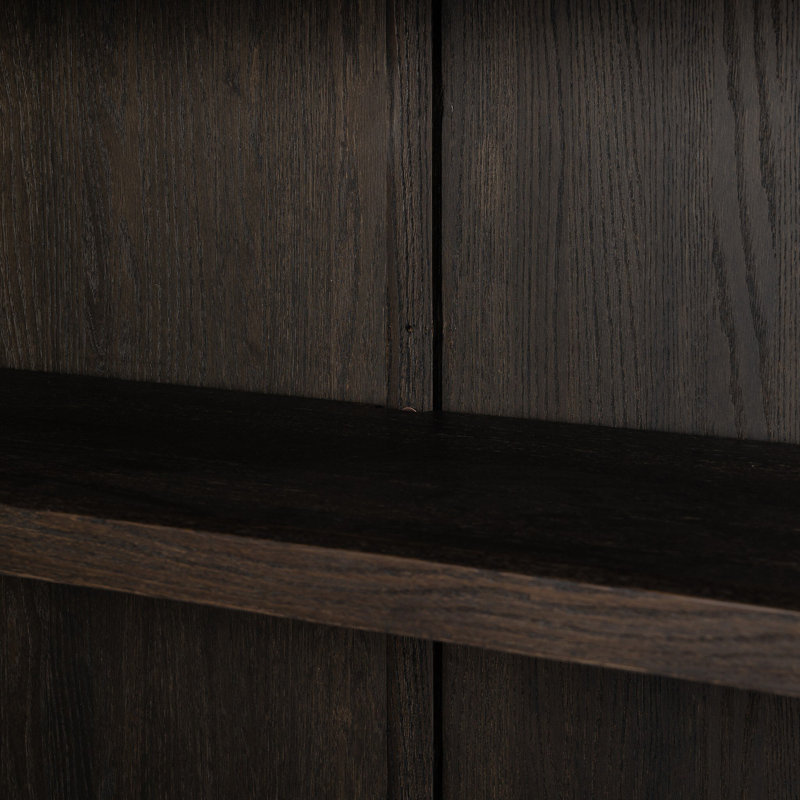 Hepburn Wide Cabinet-Dark Anthracite Oak, Dark Anthracite Oak Veneer