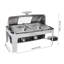 Table chauffante pour buffet en acier inoxydable 110V 400W avec couvercle