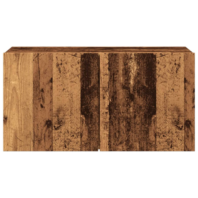 Dyani Unfinished TV Stand, Old Wood, 80cm