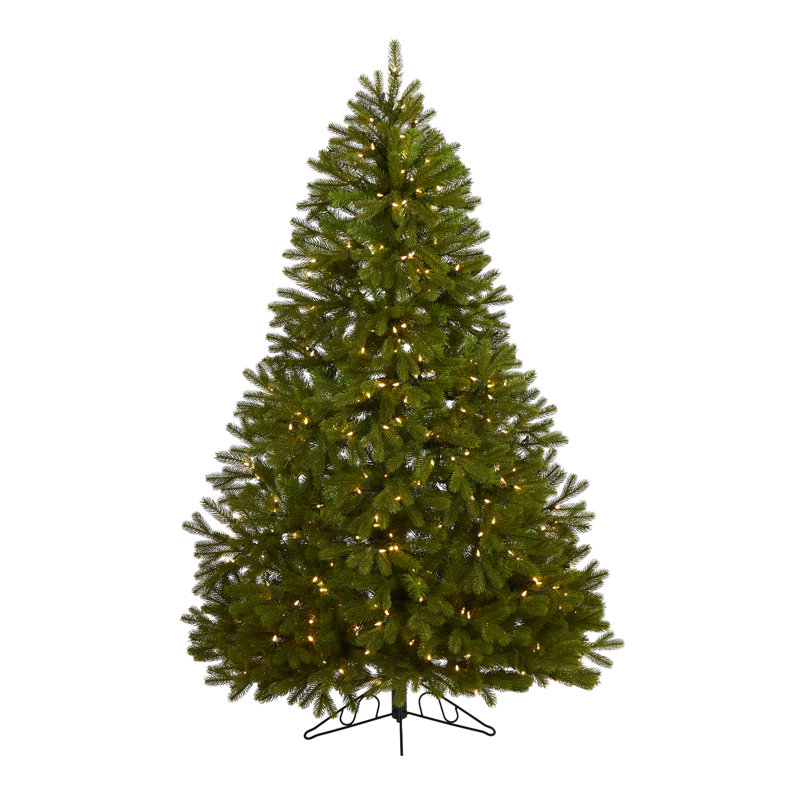 Lighted Artificial Christmas Tree, 6' H