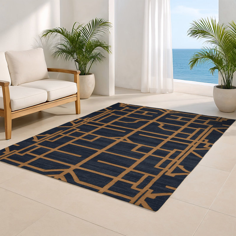 Tapis gris intérieur et extérieur Trellis, Rectangulaire 2 pi x 3 pi