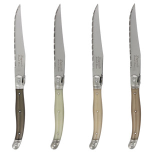 French Home Laguiole Steak Knives, 4-Piece Set