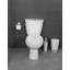 Plastic Free-Standing Toilet Brush and Holder