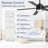 Beil Large Modern Ceiling Fan with Light Kit and Remote Control, 3 LED Colours, 6 Speed Noiseless DC Motor, 5 Plywood Blades, for Indoor/Covered Outdoor Use-1556980191-1556980188-1595520266