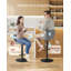 Upholstered Adjustable Height Bar Stool