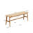 Kristafer Rectangular Solid Wood Bench-377600032-377600033