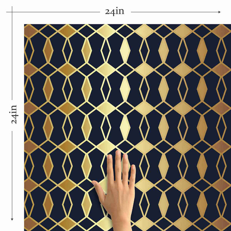 Panneau de papier peint Trellis, L 8,5 po x l 24 po