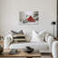 Hiver, art mural de grange d'hiver-90831099