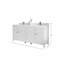 Meuble-lavabo double 72 po avec plateau Sonoma-101717081