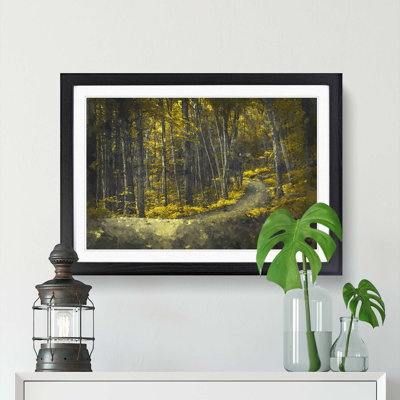 Yellow Forest in Connecticut - Picture Frame Graphic Art Print